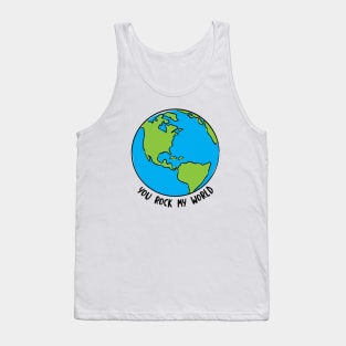 Geology Pun You Rock My World Tank Top